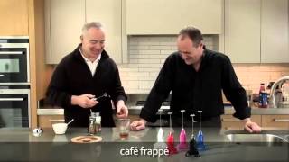 How to make a frappé coffee using an aerolatte milk frother [upl. by Julian]