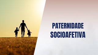 Paternidade socioafetiva [upl. by Adnarahs]