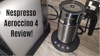 Nespresso Aeroccino 4 Milk Frother Review  Worth upgrading from the Aeroccino 3 [upl. by Aillicirp]