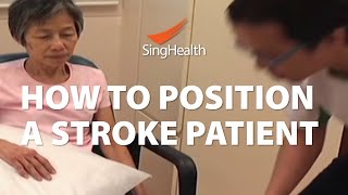 How To Position A Stroke Patient [upl. by Ardnohs]