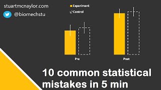 Ten Statistical Mistakes in 5 Min [upl. by Trebmal505]