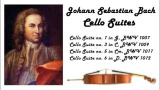 Johann Sebastian Bach  Cello suites in 432 Hz great for reading or studying [upl. by Nasya147]