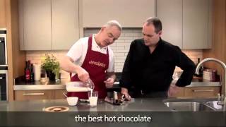 How to make a hot chocolate using an aerolatte milk frother [upl. by Ytoc]