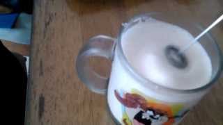 Aerolatte Review Frothing Cold Milk In Under 1 Minute [upl. by Gnoh]